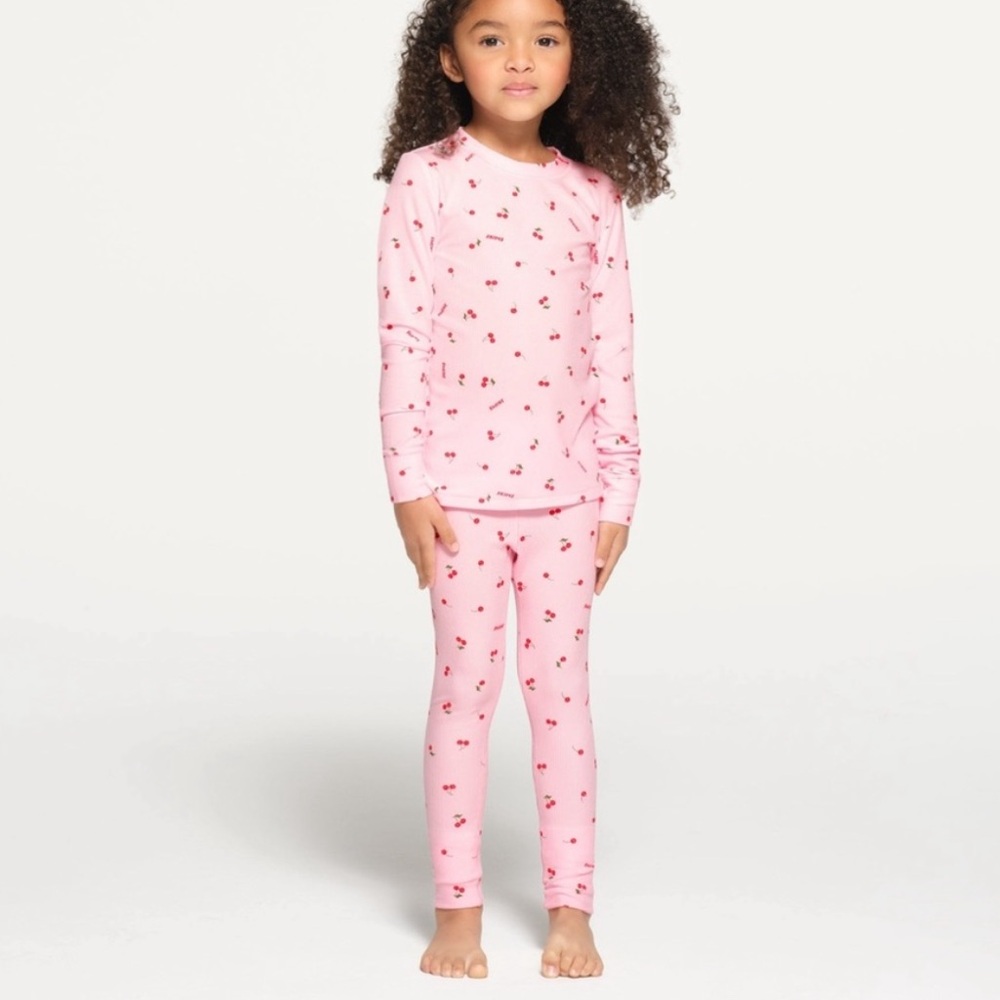 SKIMS CHERRY KIDS PAJAMA PANTS